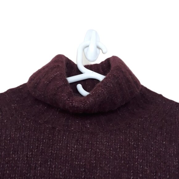 Everlane Merino Wool Alpaca Oversized Turtleneck Sweater S Fisherman Nautical - Picture 2 of 9